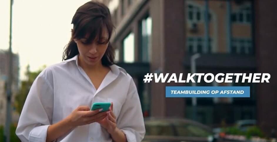 Digitaal teamuitje samen wandelen in Utrecht