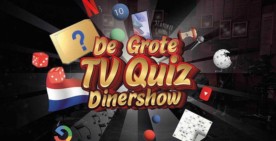 De grote TV-Quiz dinner show in Utrecht met collega's